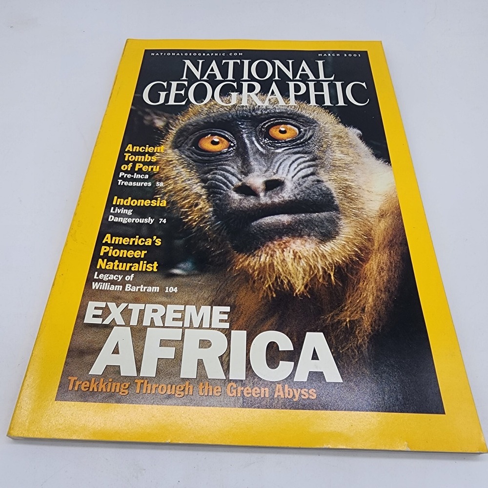 National Geographic Magazine March 2001 No Insert